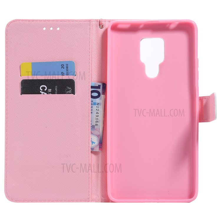 Case Huawei Mate 20 X / Pre-order * เคสกระเป๋าสตางค์ ประดับลวดลายพร้อมขาตั้ง + สายคล้องมือ *