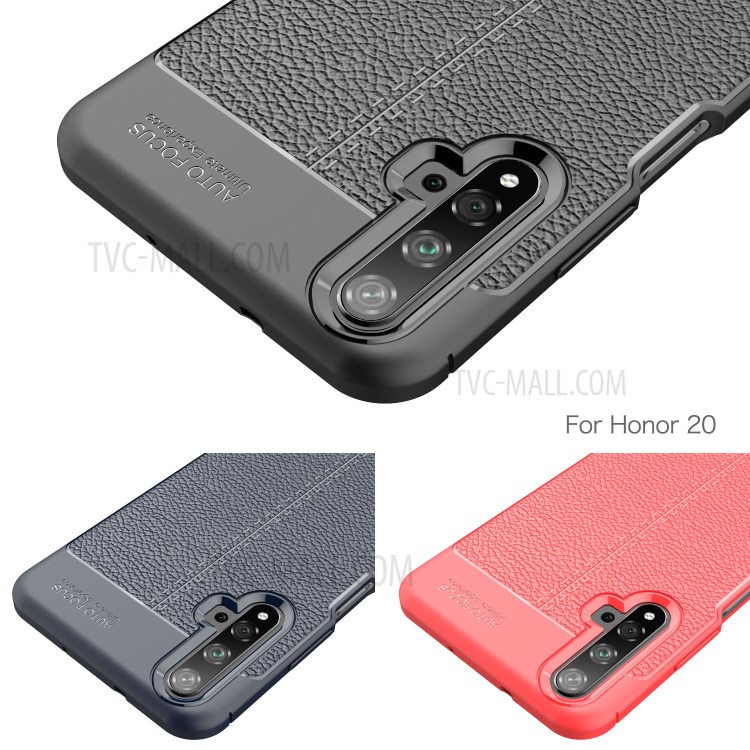 Case Huawei Nova 5T / Pre-order * เคสผิวลิ้นจี่เนื้อ TPU *