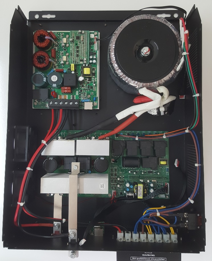 โซล่าไฮบริดออฟกริดอินเวอร์เตอร์ (Hybrid Off-Grid Inverter) รุ่น TG-1600W 24V