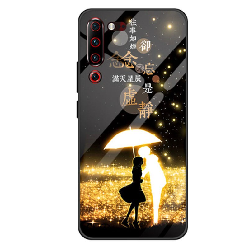 Case Lenovo Z6 Pro / Pre-Order * เคสแบบกระจกนิรภัย PC TPU กระจกหลังมีความแข็ง 9H ป้องกันรอยขีดข่วนและทนต่อการสึกหรอ *