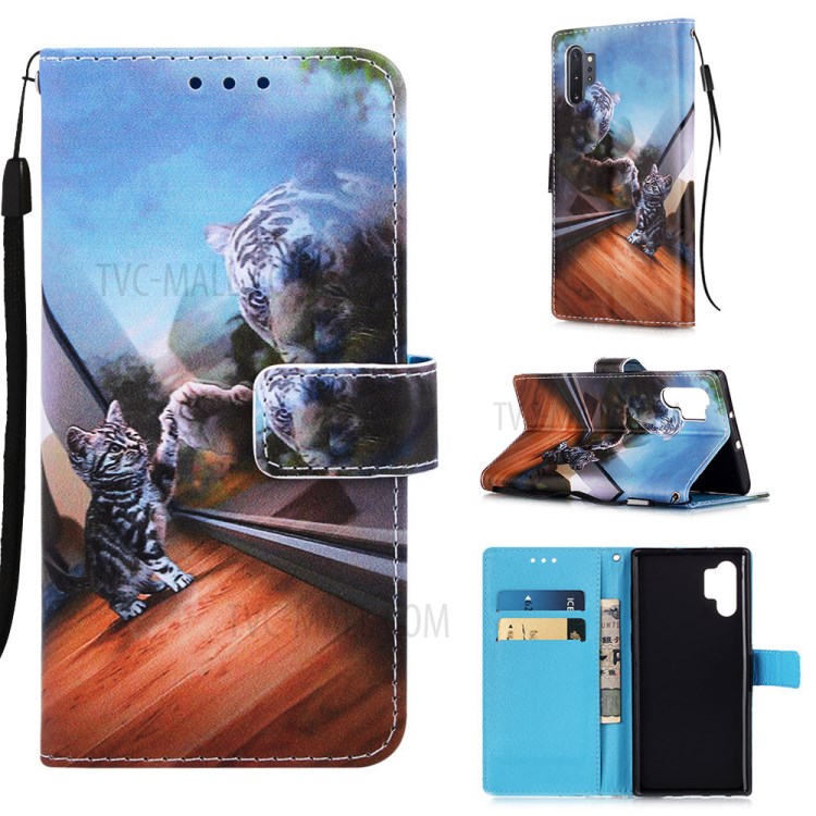 Case Samsung Galaxy Note 10 Plus / Note 10 Plus 5G # Pre-Order * เคสการพิมพ์ลวดลาย PU Leather Flip Stand *