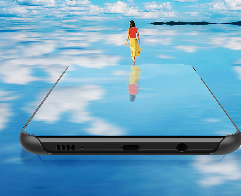 Case OPPO Reno / Pre-order * ทำจากวัสดุหนัง PC + PU หน้าต่างโปร่งแสงเพื่อการดูข้อมูลที่ง่าย *