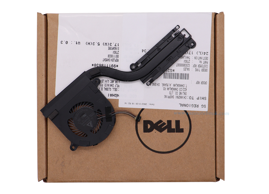 CPU Fan and Heatsink Dell Latitude 7480 7490 ของแท้ พัดลมโน๊ตบุ๊ค ฮีทซิงค์ Dell 7480 7490