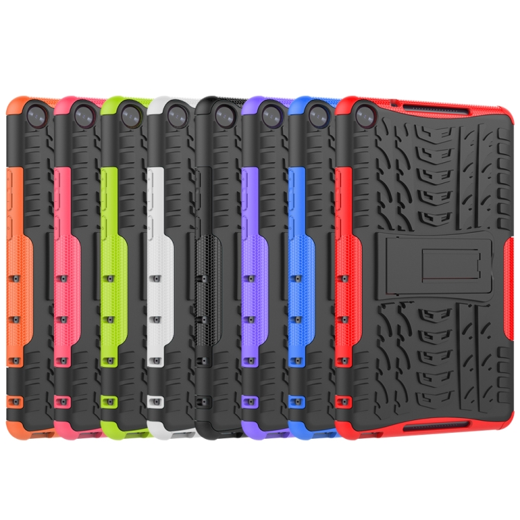 Case Huawei MediaPad M5 lite / Pre-Order * เคสกันกระแทกรูปแบบยาง Cool PC + TPU แท็บเล็ตพร้อมขาตั้ง *