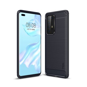 Case Huawei P40 Pro+ / Pre-order * MOFI Brushed เคสคาร์บอนไฟเบอร์ TPU *