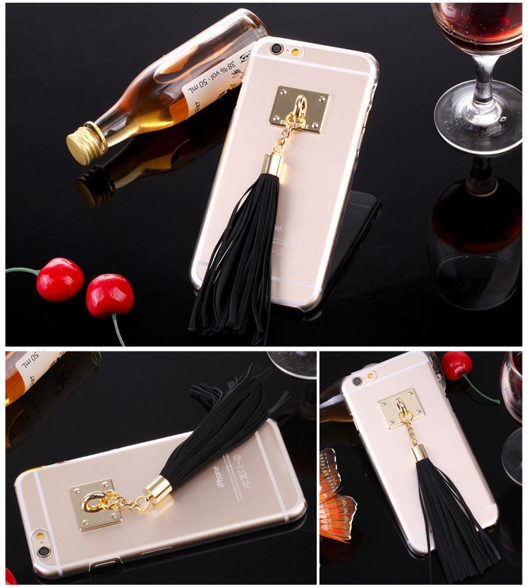 Case Huawei Honor 3X / Pre-order * เคสแข็งใส + โลหะเชือกตกแต่งพู่หรูหรา *