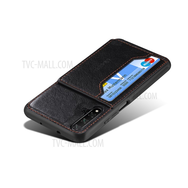 Case Huawei Nova 5T / Pre-order * หนังม้าเนื้อหนัง PU ที่ละเอียดอ่อนและความรู้สึกสบายมือ *