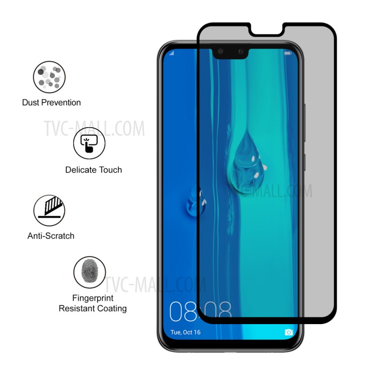 กระจกนิรภัย Huawei Y9 2019 / Pre-orde * PRINCE 9H ความแข็งที่แข็งแกร่ง, ต่อต้านสอดแนมและป้องกันลายนิ้วมือ *
