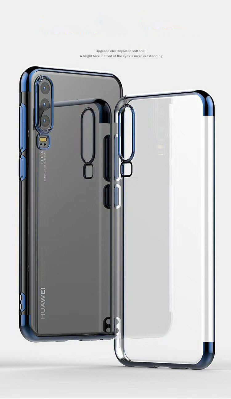 Case Huawei P30 / Pre-Order * Soft TPU ความมันวาวของโลหะ *