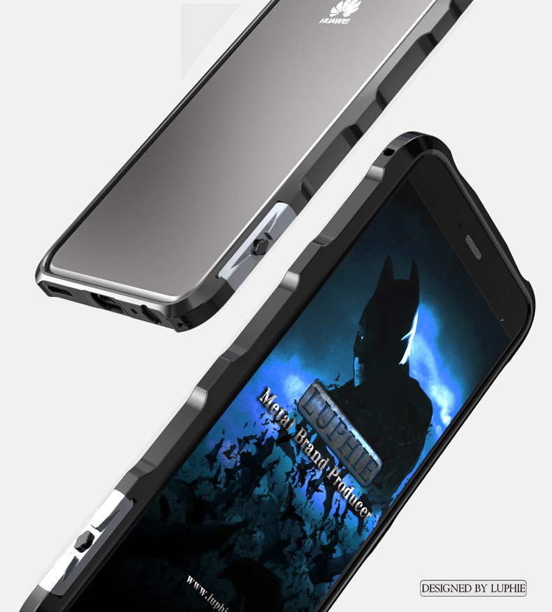 Case Huawei P10 Plus / Pre-order * LUPHIE Screwless สวิทช์แบบหมุนอลูมิเนียมที่บางเฉียบกันชน *