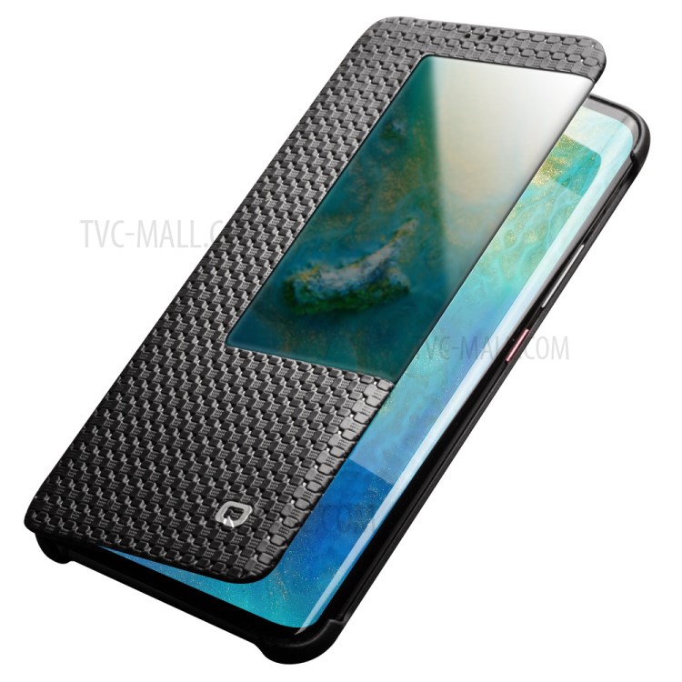 Case Huawei Mate 20 / Pre-order * QIALINO ลายตาราง หนังวัวแท้คุณภาพเยี่ยม รองรับฟังก์ชั่นสมาร์ทปลุก / นอนหลับ *