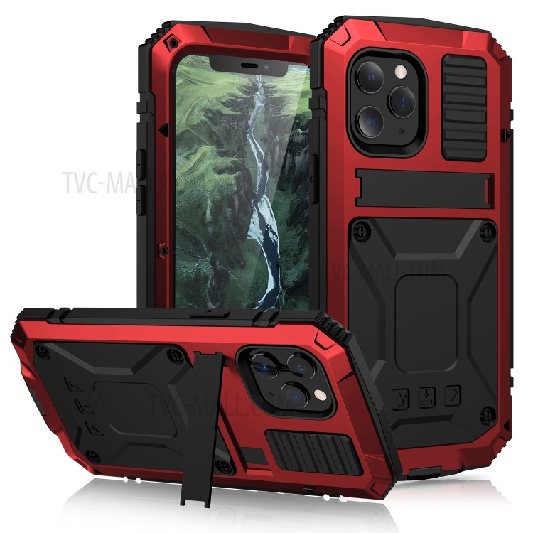 Case iPhone 12 / 12 Pro # Pre-Order * R-JUST เคสกันน้ำกันฝุ่นกันกระแทกพร้อมขาตั้ง *