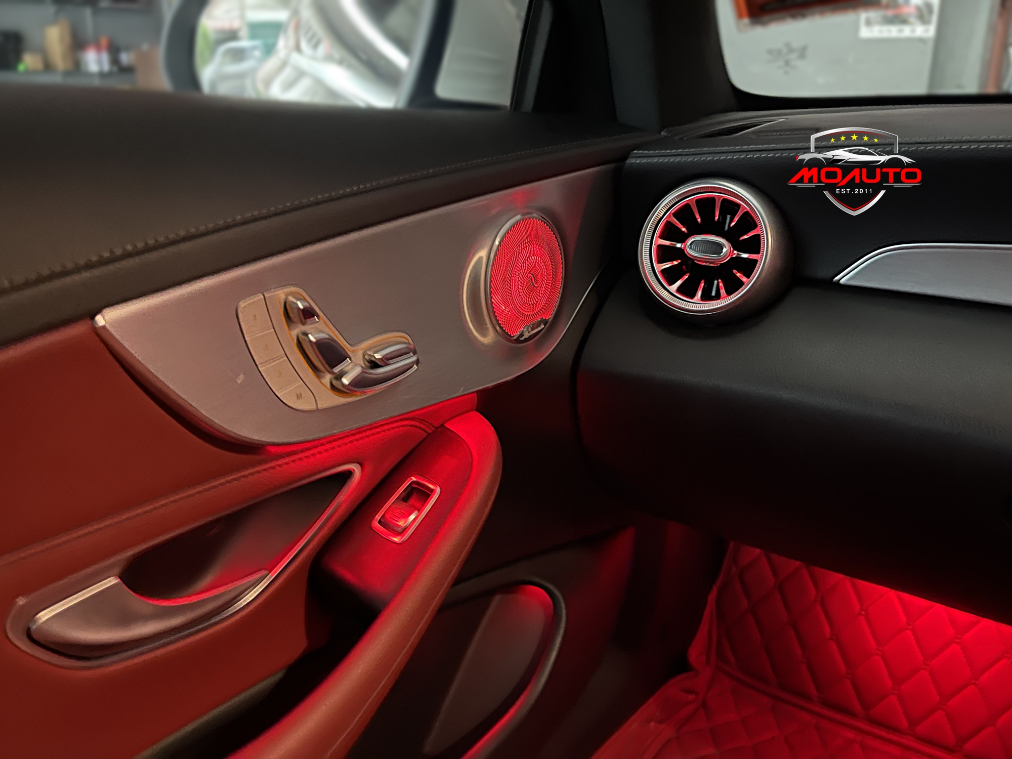 ฝาครอบลำโพงแผงข้างประตู AMBIENT LIGHT - C200 C250 W205