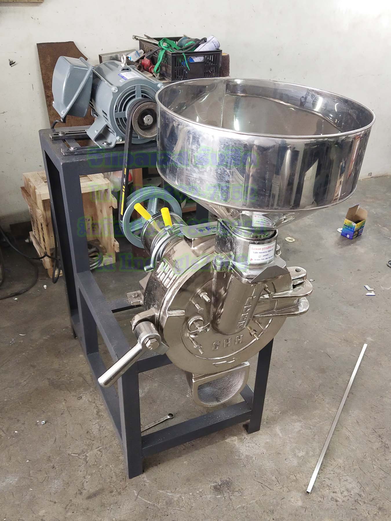 เครื่องโม่ถั่ว12นิ้วมอเตอร์3แรง