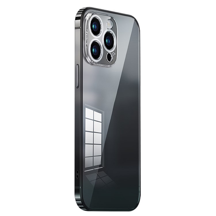 Case iPhone 15 Pro Max # Pre-order * เคส Anti-Drop Slim TPU + PC + กรอบโลหะ HD ฝาครอบโทรศัพท์กันกระแทก *