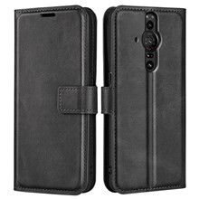 Case Sony Xperia Pro-I # Pre-Order * เคสกระเป๋าสตางค์แม่เหล็กแบบบางเฉียบพร้อมซองหนัง PU + ฝาครอบป้องกันภายในแบบ TPU *