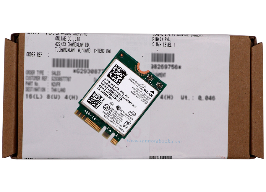 Wireless Card Dell Inspiron 3458 แท้ ราคา พิเศษ การ์ดไวไฟ Dell 3458 แท้ ตรงรุ่น ตรงสเปค ประกันศูนย์ Dell Thailand