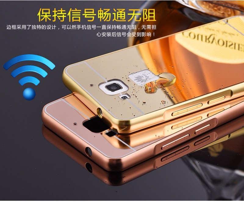 Case Huawei Y3ii / Pre-order * Bumpers 2in1 แกร่งกันชนโลหะ + พลาสติกแผ่นหลังเงาเหมือนกระจก *