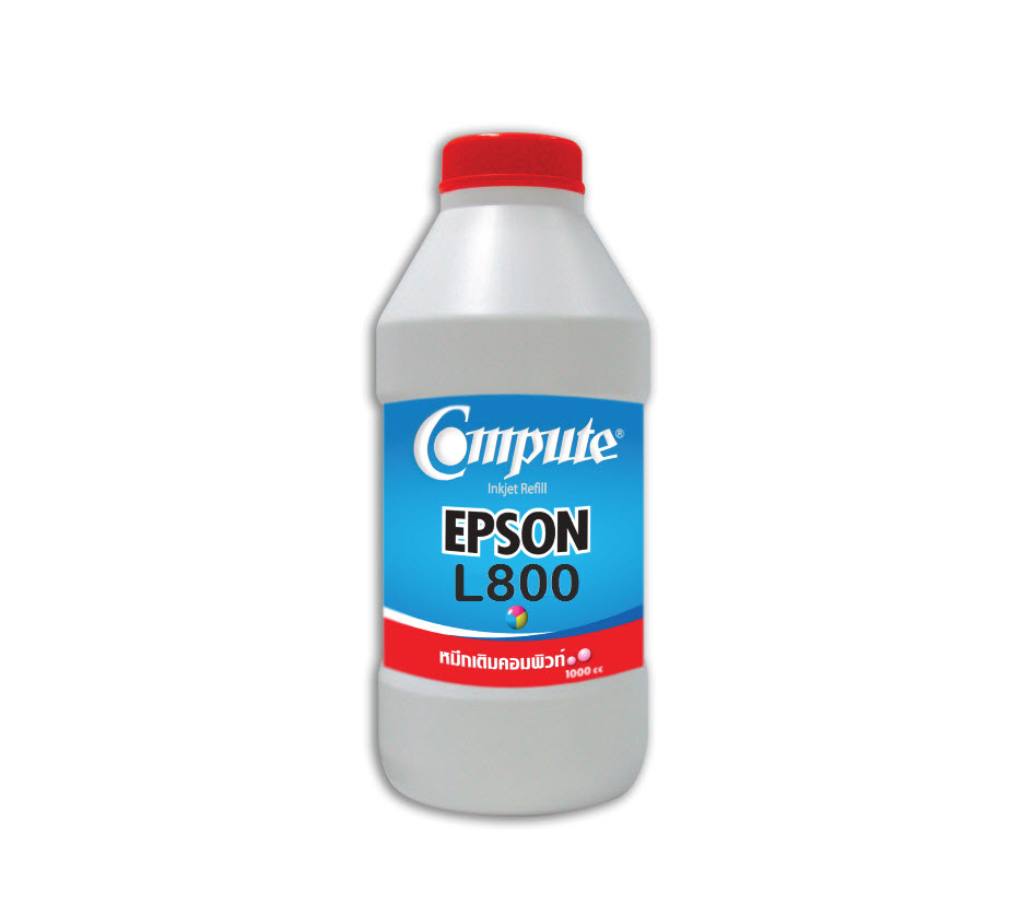 น้ำหมึกเติม (Refill Inkjet) คอมพิวท์ For EPSON L100/200/800 Magenta 1000CC