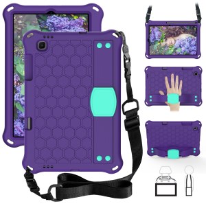 Case Samsung Galaxy Tab S6 Lite / Pre-Order * เคสคอมโบแท็บเล็ต EVA แบบรังผึ้งพร้อมสายคล้องไหล่ *