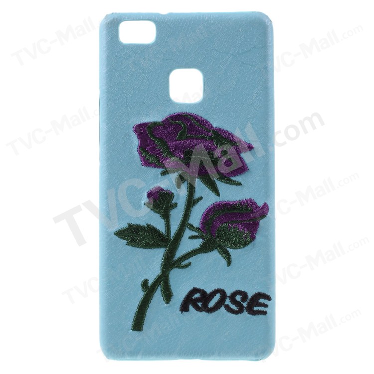 Case Huawei P9 Lite / Pre-order * เย็บปักถักร้อย 3D โรสหนังเคลือบปกแข็ง *