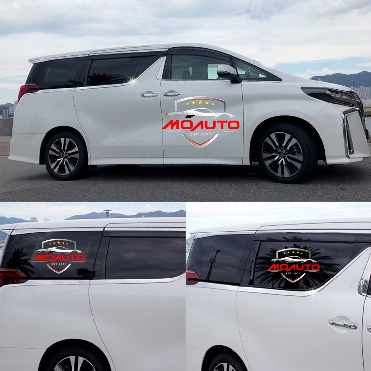 ขอบหน้าต่างชายประตูหลังสแตนเลท ALPHARD / VELLFIRE 30 MC