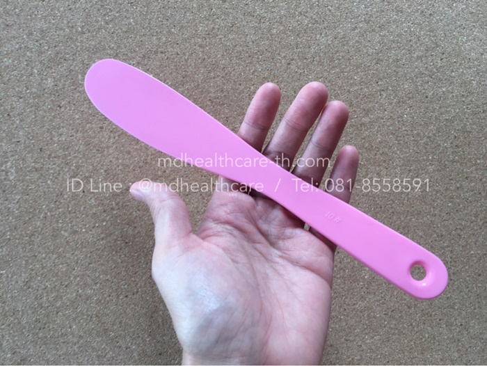 ไม้พายผสมครีม ไม้พายตักครีม ขนาดใหญ่ 21.5 cm. พร้อมส่งสีขาว ชมพู ฟ้า เลือกสีได้
