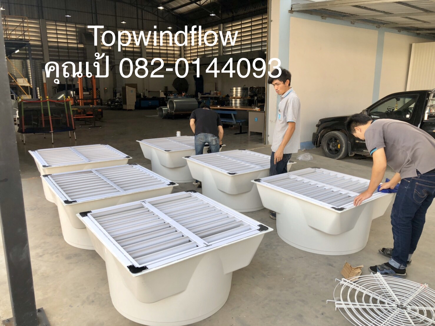 พัดลมฟาร์มไฟเบอร์กลาส ESC1460-Fiber (50 นิ้ว)