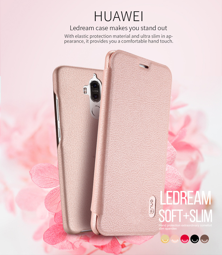 Case Huawei Mate 9 / Pre-order * LENUO Ledream สลิม ปกหนัง PU + PC Back เคสนุ่ม *