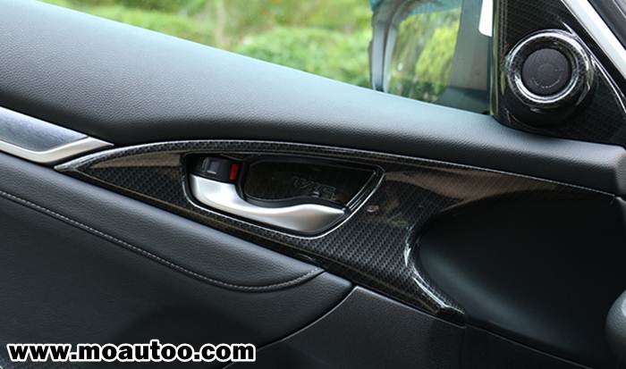 ครอบแผงมือเปิดประตูภายในคาร์บอน CIVIC FC/FC MC