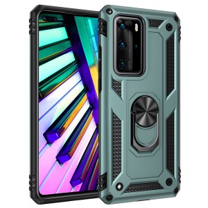 Case Huawei P40 Pro / Pre-order * เคส TPU Combo Combo แหวนเกราะขาตั้ง *