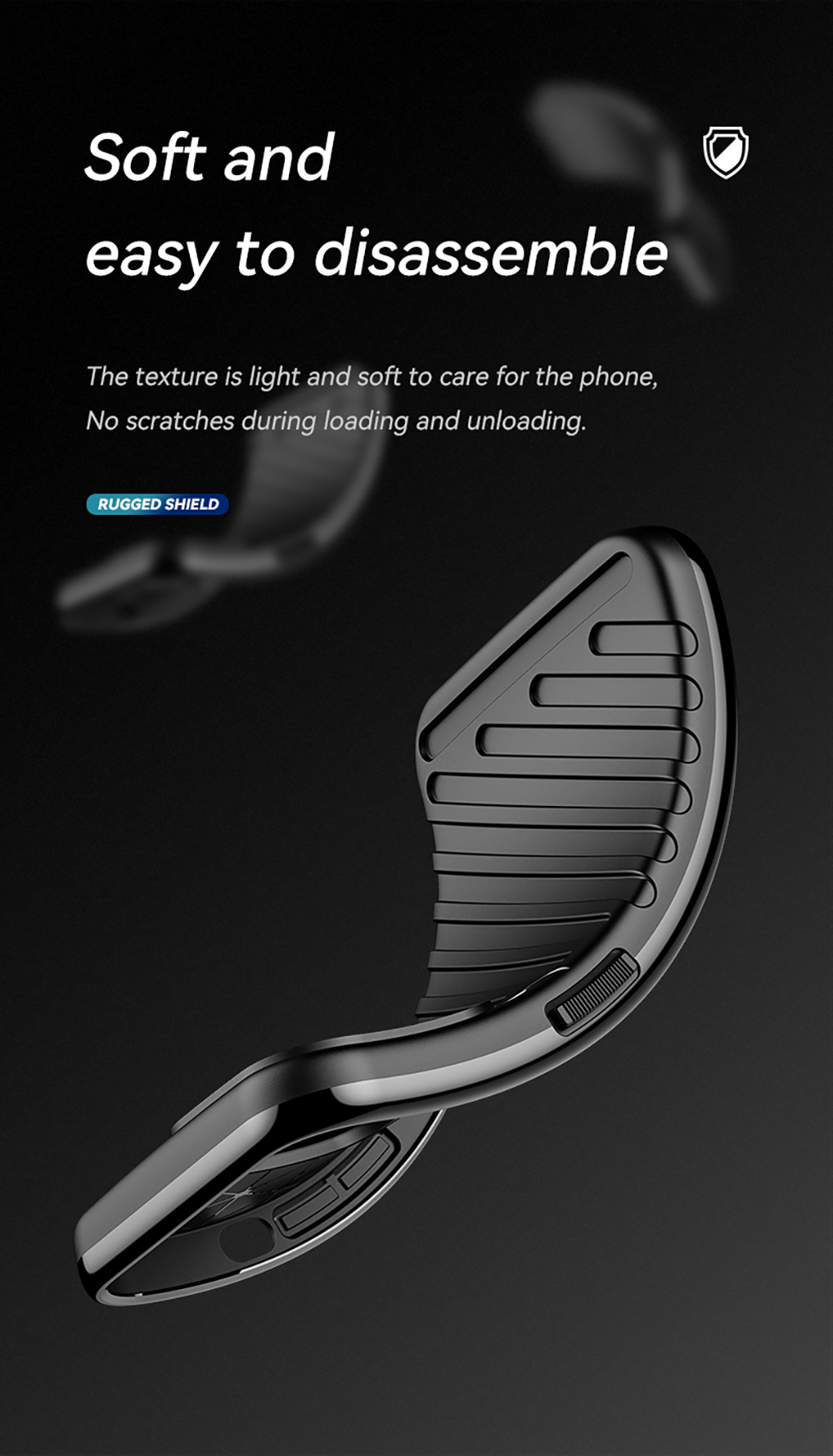 Case Sony Xperia Pro-I # Pre-Order * Thunder Series Twill Texture Reinforced Drop Protection เคสหลัง TPU แบบยืดหยุ่น *