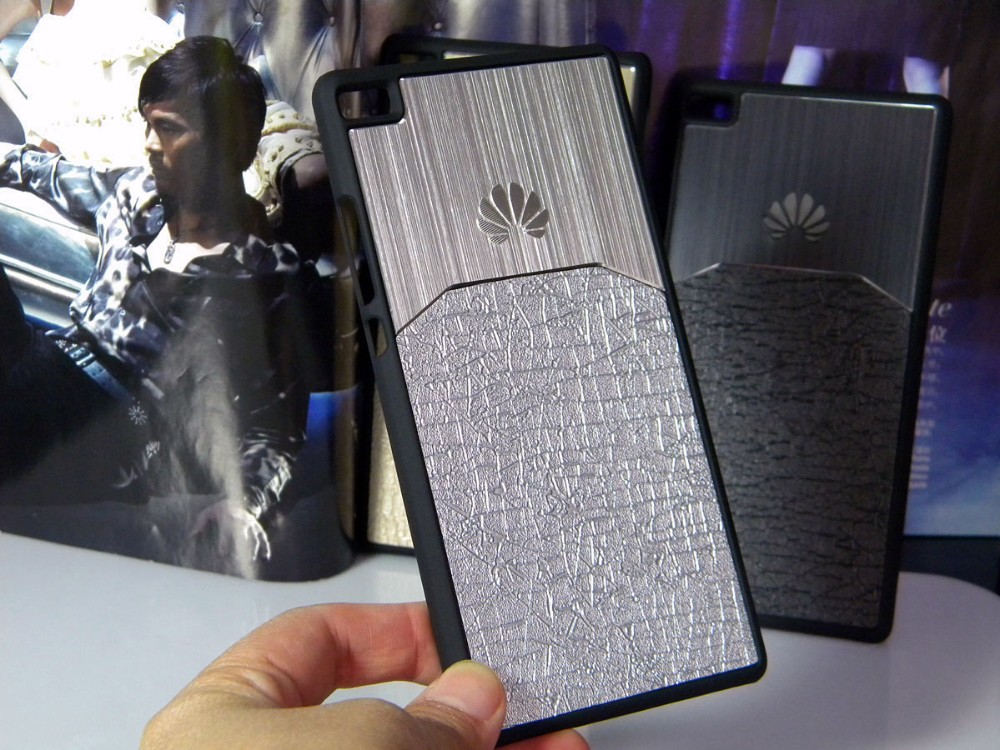 Case Huawei P8 Lite / Pre-order * เคสหรูหรา ขัดอลูมิเนียมโลหะ ผิวHybird ปกแข็ง *