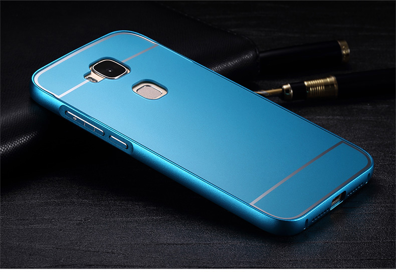 Case Huawei G7 Plus / Pre-order * Bumper 2 in 1เคสอลูมิเนียมโลหะ + พลาสติกปกหลัง *