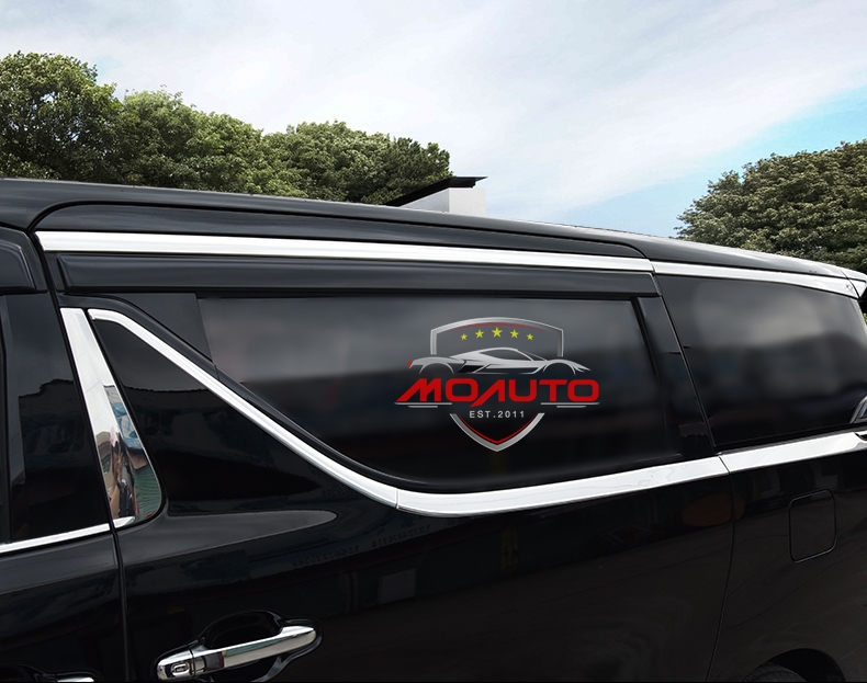 ขอบหน้าต่างชายประตูหลังสแตนเลท ALPHARD / VELLFIRE 30 MC