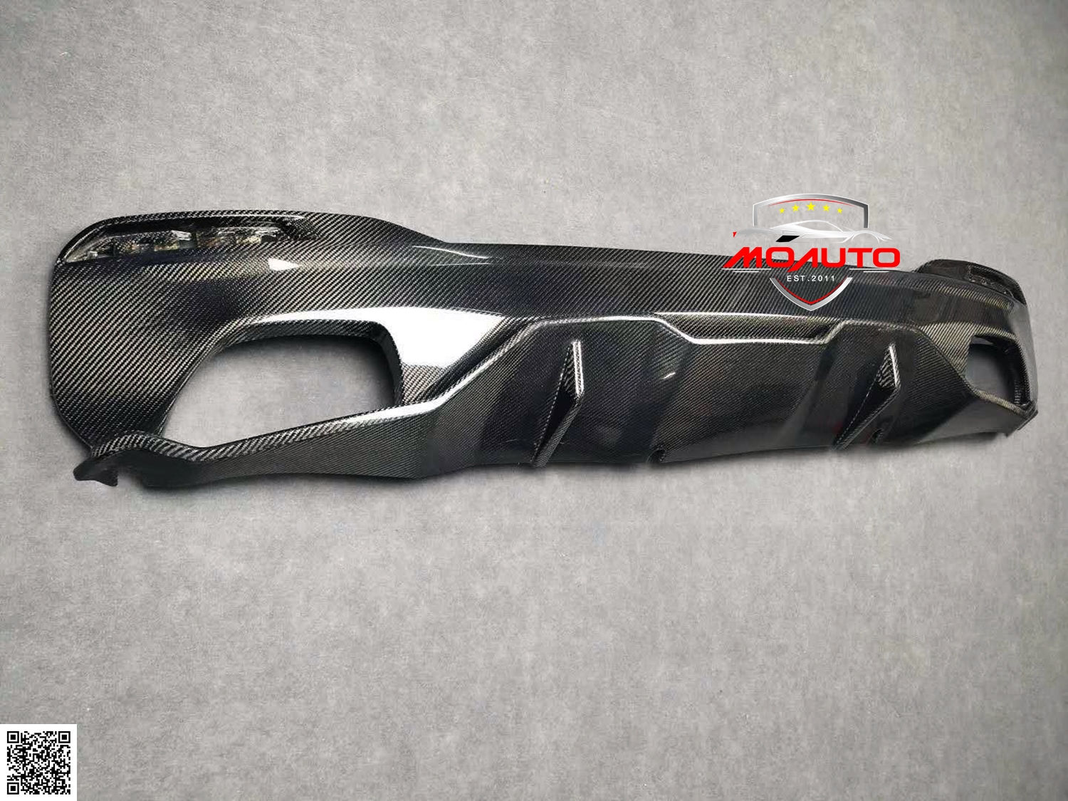 Diffuser BMW Series 5 G30 Pure Carbon ทรง MP