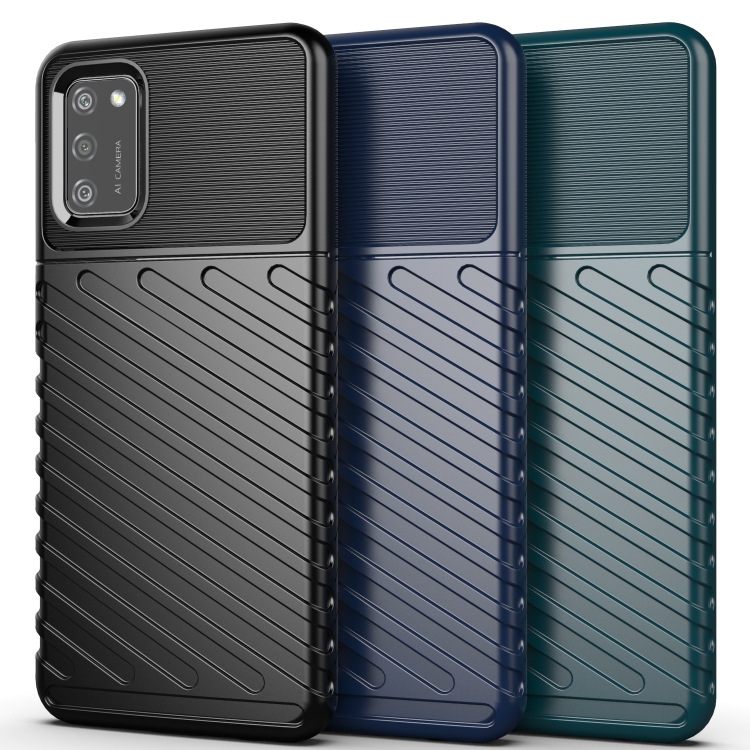 Case Samsung Galaxy A02s # Pre-Order * Thunder Series Soft TPU สิ่งทอลายทแยง วัตถุดิบ TPU คุณภาพสูงเป็นมิตรกับสิ่งแวดล้อมและทนทาน *