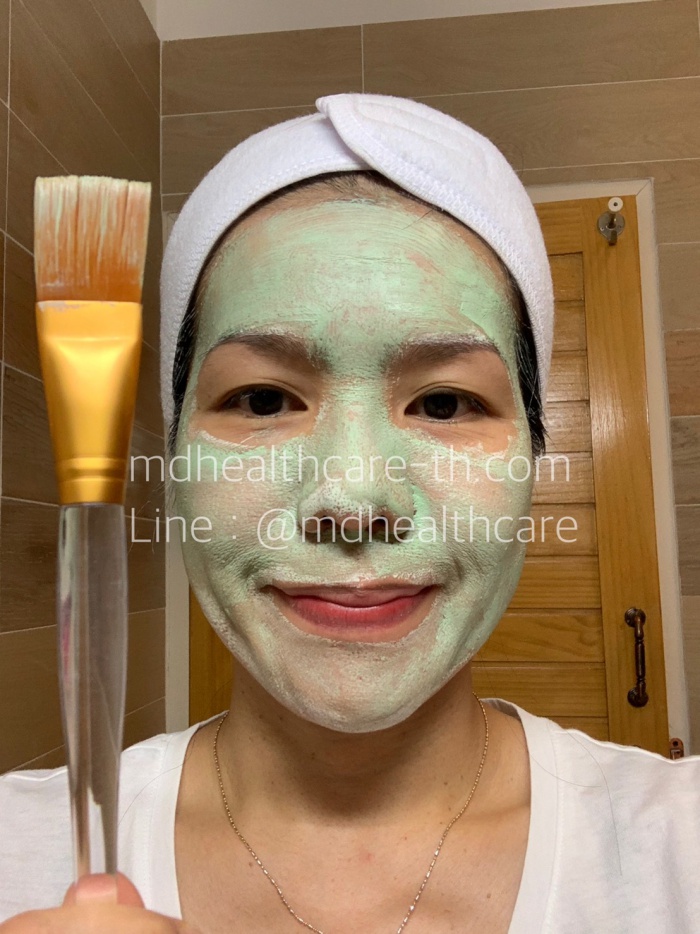 แปรงมาร์คหน้า - ขนาดกลาง M 17.5cm.***งานคัดเกรดสวย ขนแปรงนุ่ม แน่น ไม่บาดผิว เกรดA