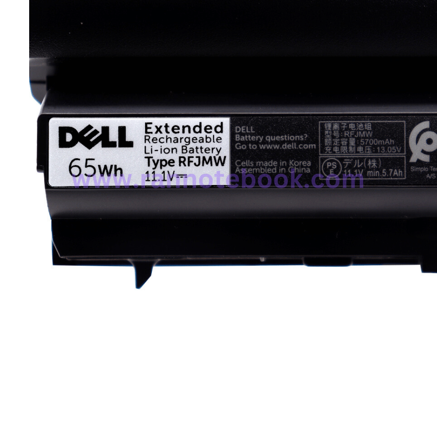 แบตเตอรี่ Dell Latitude 6220 RFJMW แท้ศูนย์ ประกัน Dell Thailand