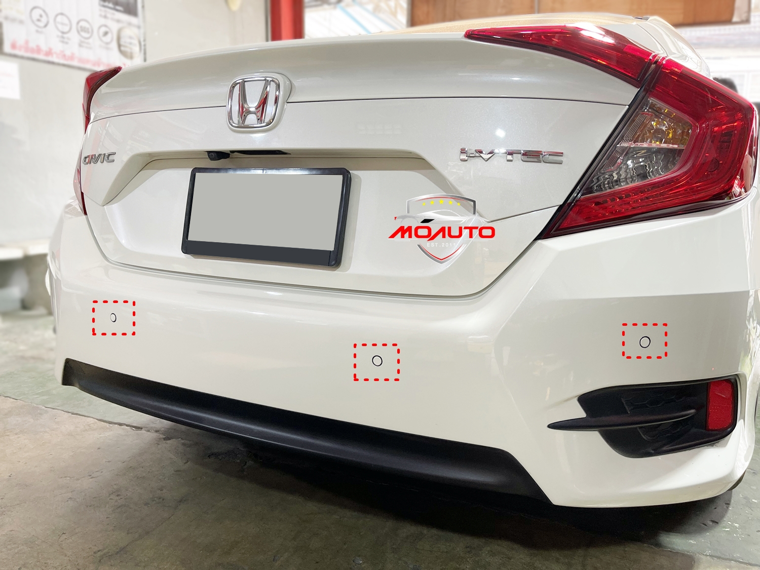 เซ็นเซอร์ถอยหลัง 4 จุด แบบยุโรป CIVIC FC / FK