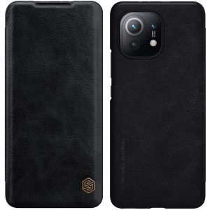 Case Xiaomi Mi 11 5G # Pre-Order * NILLKIN Qin Series ทำจากวัสดุหนัง PU คุณภาพดีพร้อมกล่องพลาสติกด้านในแข็ง *