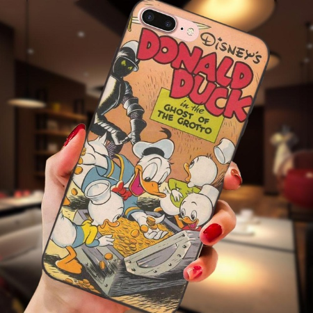 Case Huawei Y9 2019 / Pre-orde * เคส Mickey Mouse and Donald Duck การ์ตูนยอดนิยมจิตรกรรมซอฟท์ TPU ปกหลัง *