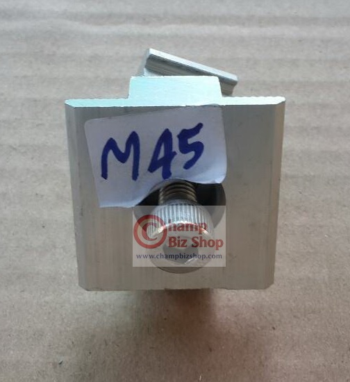 ตัวยึดกลางแผงโซล่าเซลล์ (Solar Middle Clamp) ขนาด 45mm