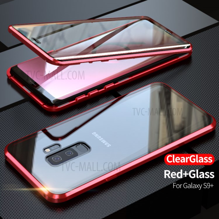 Case Samsung Galaxy S9 Plus # Pre-Order * เคสกรอบโลหะการติดตั้งแม่เหล็ก + กระจกเต็มครอบคลุม360องศา *