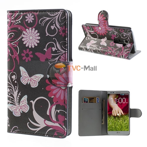 Case LG G2 / Pre-Order * เคสกระเป๋าสตางค์หนังปก / ขาตั้ง *