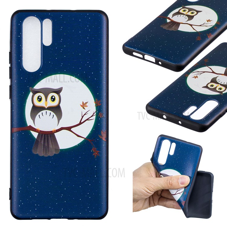 Case Huawei P30 Pro # Pre-Order * เคส TPU Soft Cover ลายนูนฝีมือการนำเสนอรูปแบบที่สดใส *