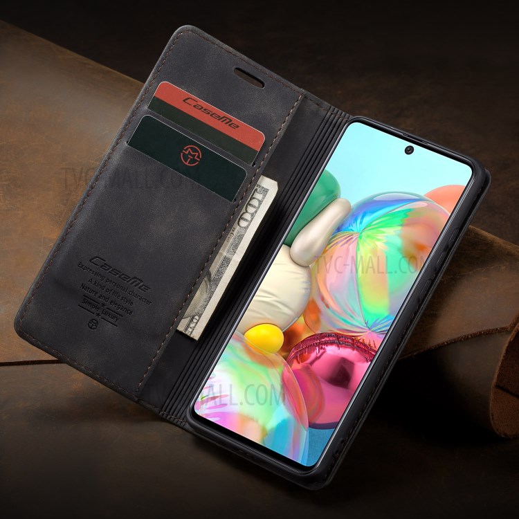 Case Samsung Galaxy A71 / Pre-order * CASEME 013 Series ปกหนังโทรศัพท์พลิกกระเป๋าสตางค์สไตล์กระเป๋า: 2 ช่องเสียบการ์ด + กระเป๋าเงินสด 1 *