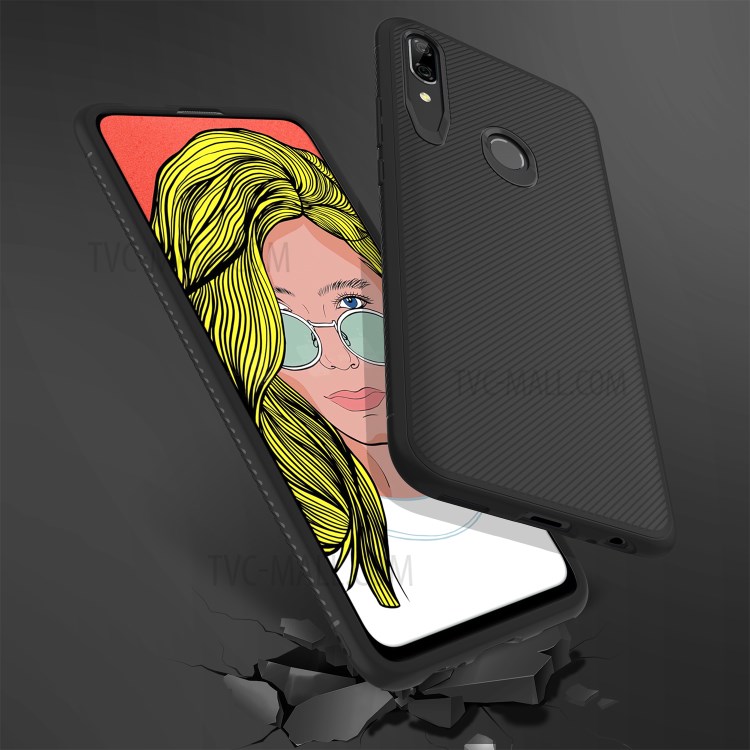 Case Huawei Y9 Prime 2019 / Pre-Order * Jazz Series Twill Texture สิ่งทอลายทแยงกันลื่นป้องกันลายนิ้วมือและป้องกันรอยขีดข่วน *