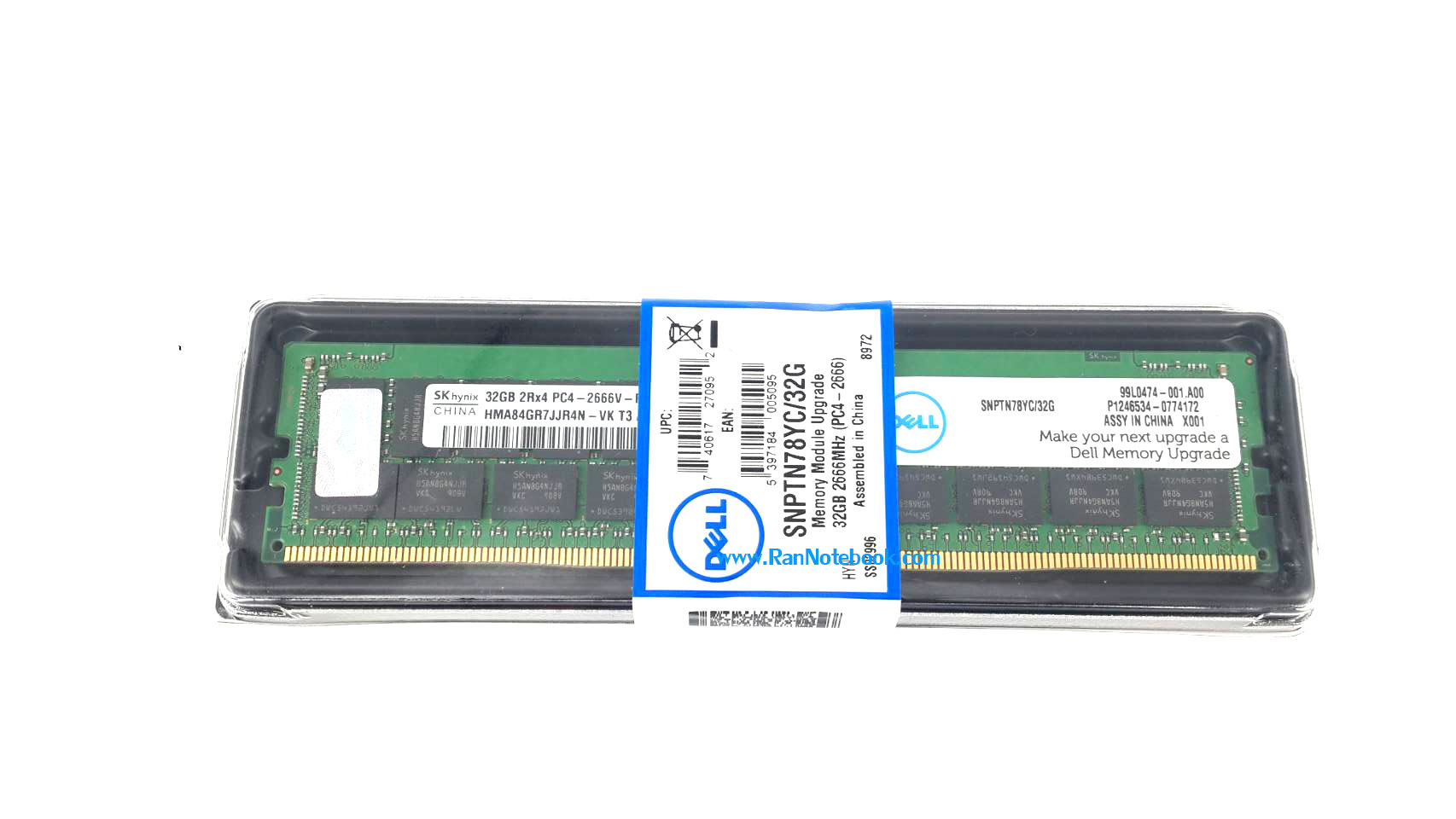 32GB Ram Server Dell DDR4 2666mhz Rdimm แท้ ราคาพิเศษ จากศูนย์ Dell Thailand