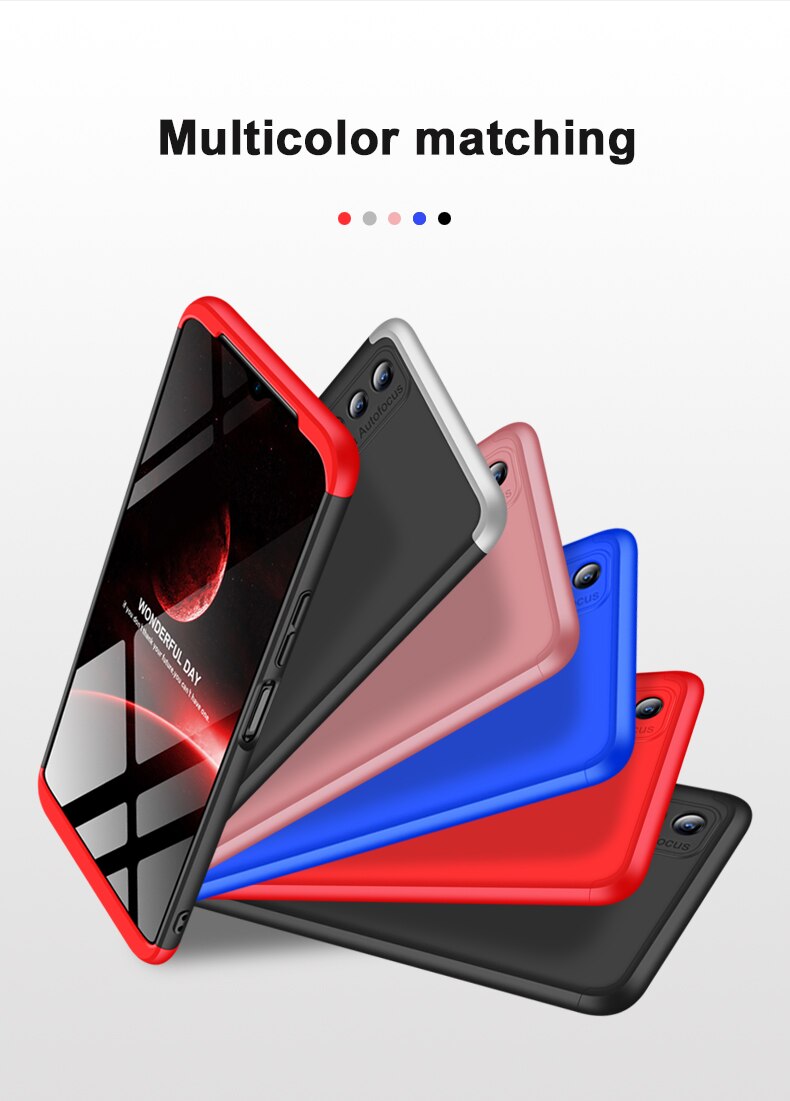 Case Vivo Y20 / Pre-order * GKK ถอดออกได้ 3 ชิ้น Matte ฮาร์ดพีซี *
